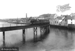 The Railway Bridge Over The River Taw 1912, Barnstaple