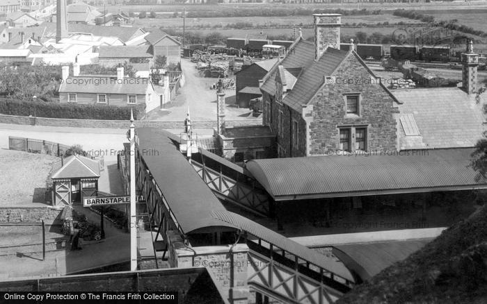 Photo of Barnstaple, The Railway Station 1894