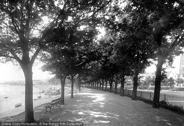Photo of Barnstaple, The South Walk 1894