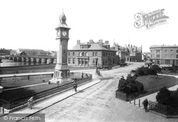 The Square And Bridge 1894, Barnstaple
