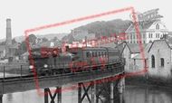 Train Crossing The Railway Bridge 1912, Barnstaple