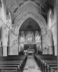 Trinity Church Interior c.1871, Barnstaple