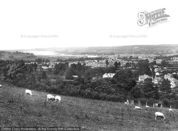 Photo of Barnstaple, View From Mount Sandford 1929