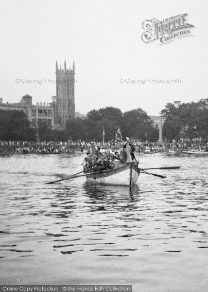Photo of Barnstaple, Viking Boat On The River Taw 1935