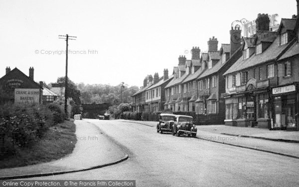 Photo of Barnt Green, Hewell Road c.1955