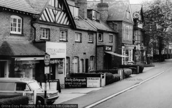 Photo of Barnt Green, Hewell Road, Newsagent c.1960