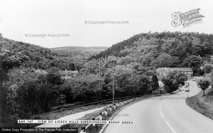 Photo of Barnt Green, View Of Lickey Hills c.1965