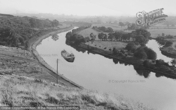 Photo of Barnton, The River Weaver c.1955