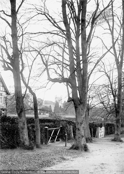 Photo of Barnwood, Church From The Avenue 1914