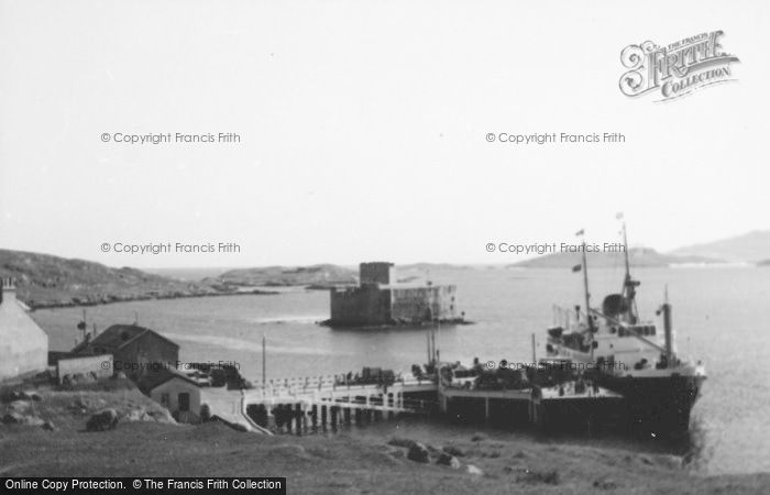 Photo of Barra, Kismul Castle And Pier 1963