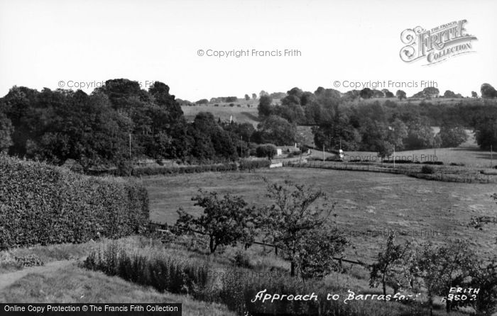Photo of Barrasford, Approach To Village c.1955