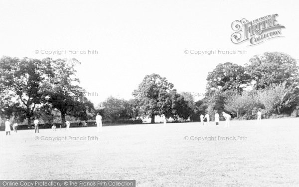 Photo of Barrington, Cricket Ground c.1955