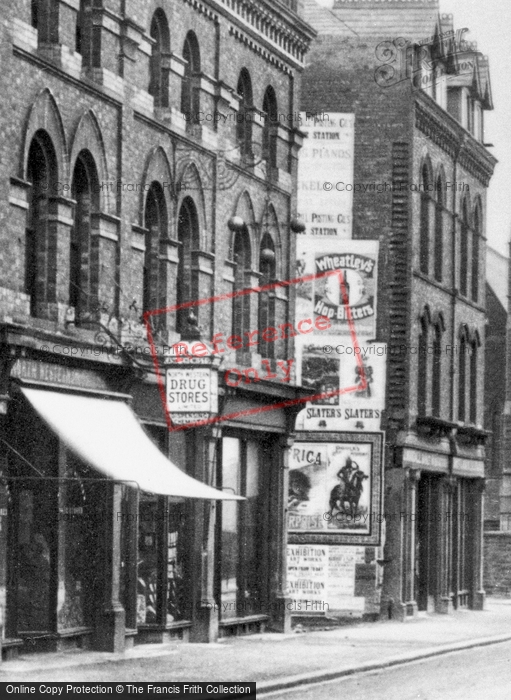Photo of Barrow In Furness, Advertising, Duke Street 1893