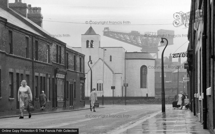 Photo of Barrow In Furness, Anchor Road And St John's Church 1963