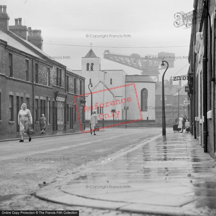 Photo of Barrow In Furness, Anchor Road And St John's Church 1963