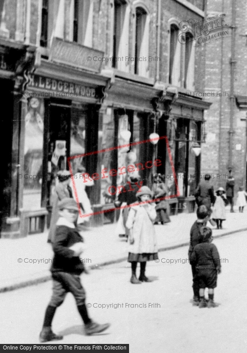 Photo of Barrow In Furness, Children In Dalton Road 1912
