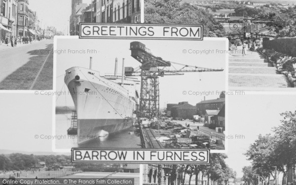 Photo of Barrow In Furness, Composite c.1955
