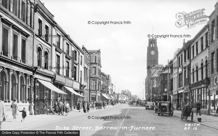 Photo of Barrow In Furness, Duke Street c.1955