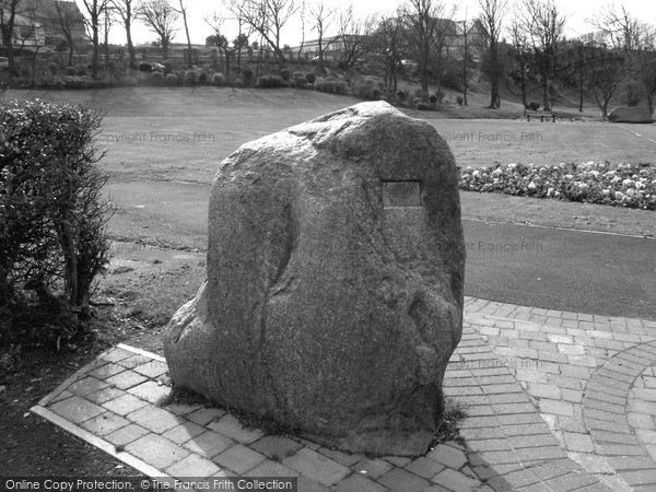 Photo of Barrow In Furness, Granite Boulder, Vickerstown Park Entrance 2004