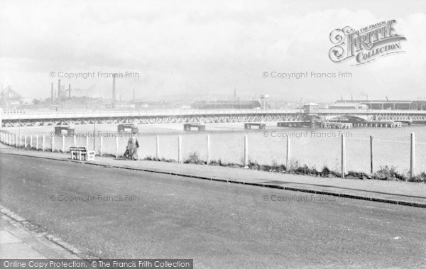 Photo of Barrow In Furness, Jubilee Bridge From Walney c.1950