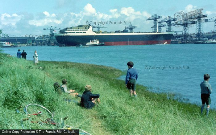 Photo of Barrow In Furness, Looking Towards The Shipyard 1963