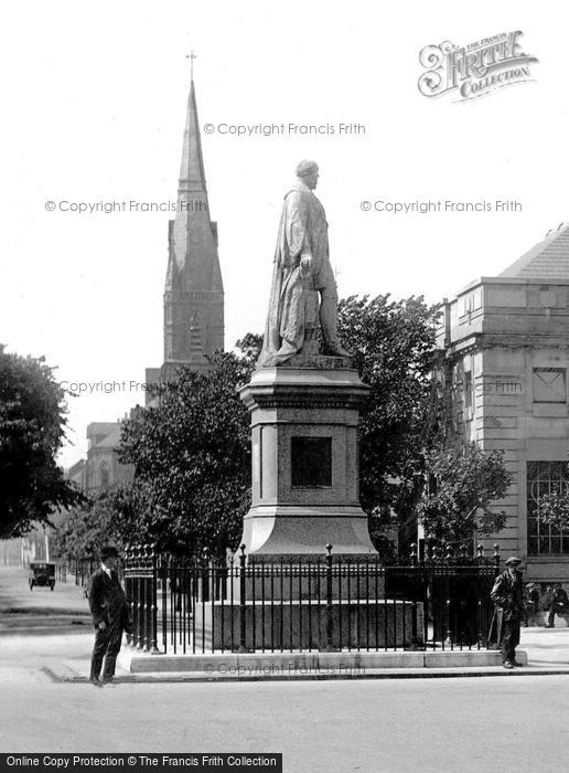 Photo of Barrow In Furness, Ramsden Statue 1924