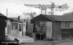 Barrow-In-Furness, Sheds And Cranes 1963, Barrow-In-Furness