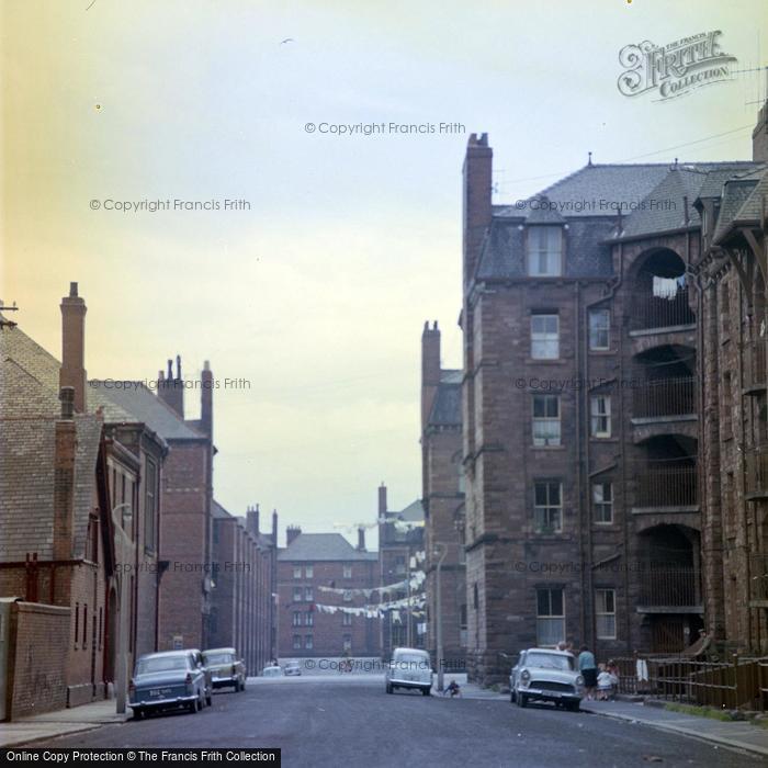 Photo of Barrow In Furness, Street Scene 1963