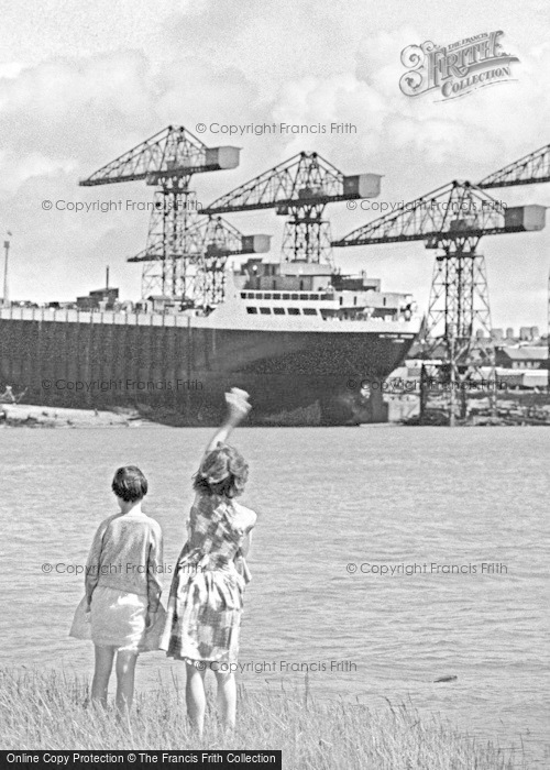 Photo of Barrow In Furness, The Methane Princess Ship Launch From Vickers Shipyard 1963