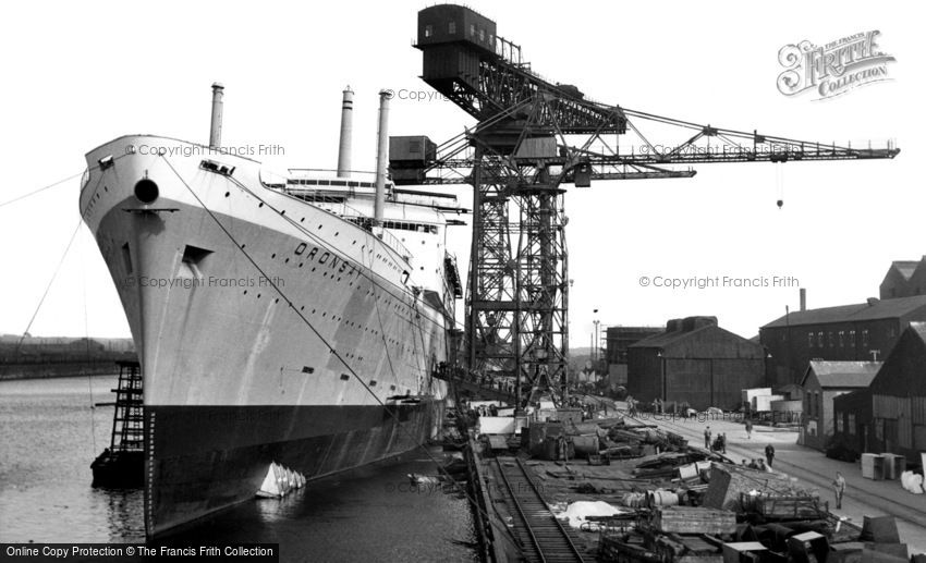 Barrow-in-Furness, the Shipyards c1960