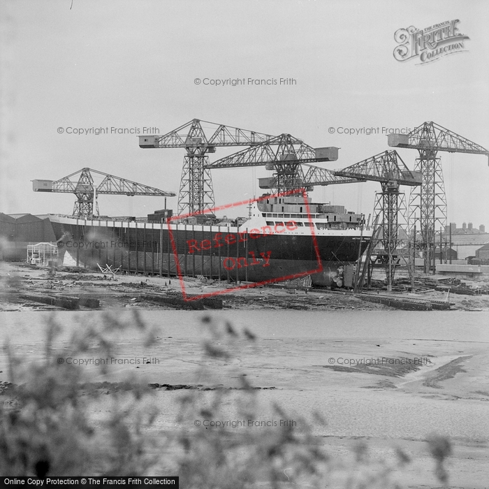 Photo of Barrow In Furness Vickers Shipyard 1963