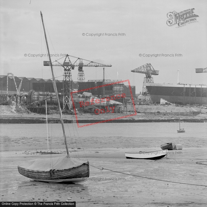Photo of Barrow In Furness, Vickers Shipyard 1963