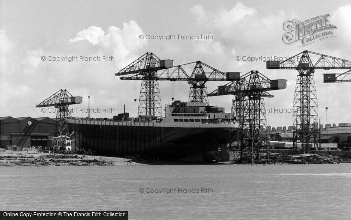 Photo of Barrow In Furness, Vickers Shipyard 1963