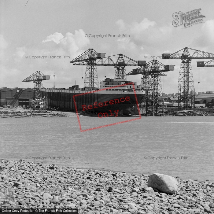 Photo of Barrow In Furness, Vickers Shipyard 1963