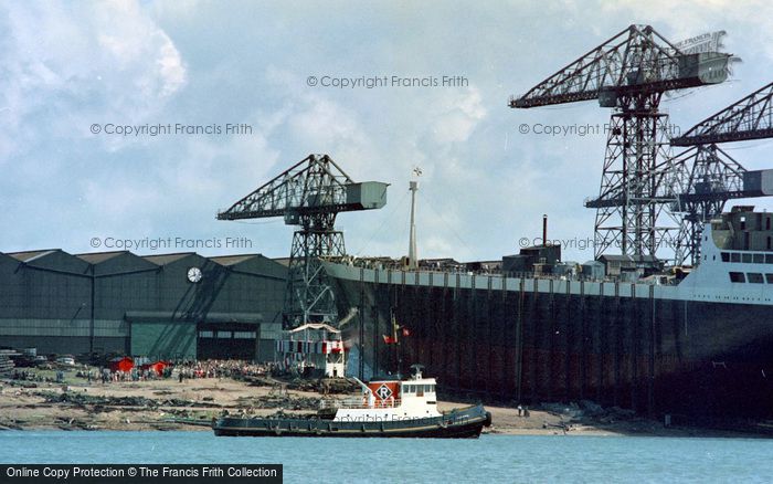 Photo of Barrow In Furness, Vickers Shipyard 1963