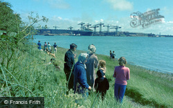 Barrow-In-Furness, Vickers Shipyard From The Shore 1963, Barrow-In-Furness