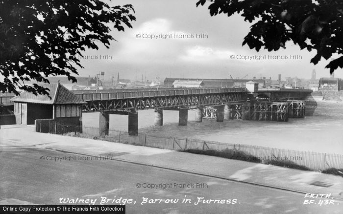 Photo of Barrow In Furness, Walney Bridge c.1960
