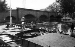 The Bridge And River c.1965, Barrow Upon Soar
