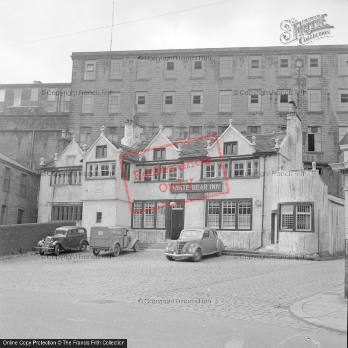 Photo of Barrowford, White Bear Inn 1954