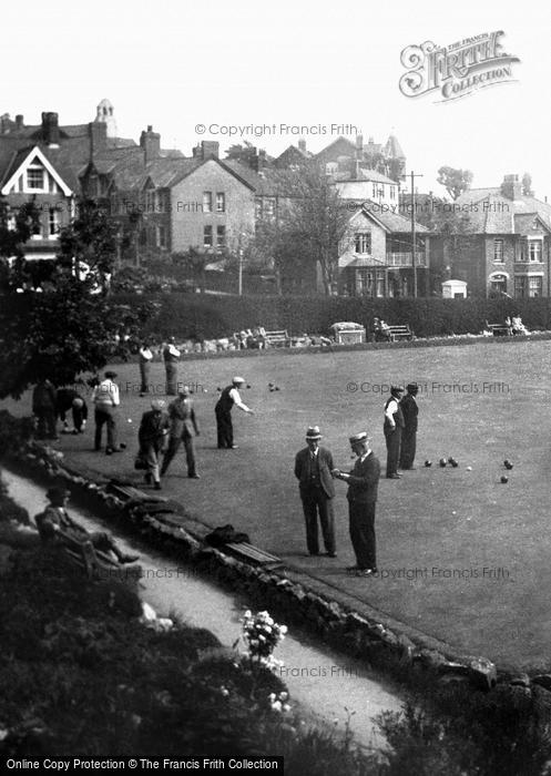 Photo of Barry, A Game Of Bowls, Romilly Park c.1950