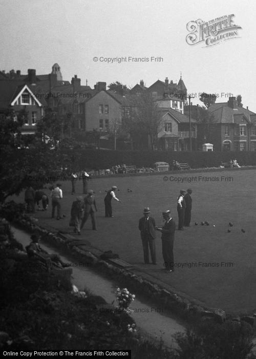 Photo of Barry, A Game Of Bowls, Romilly Park c.1950