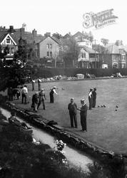 A Game Of Bowls, Romilly Park c.1950, Barry