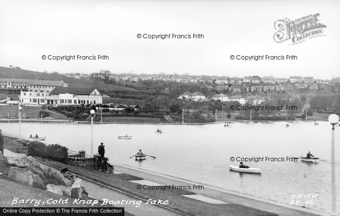 Photo of Barry, Cold Knap Boating Lake c.1960