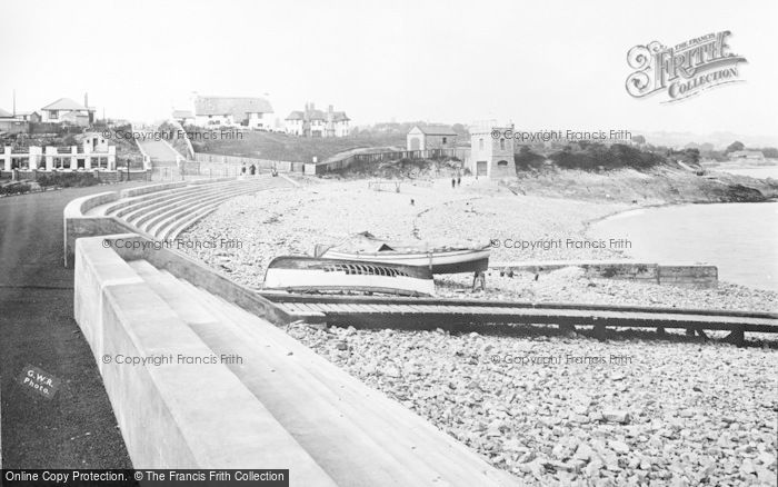 Photo of Barry, Cold Knap Watch Tower And Cove c.1931