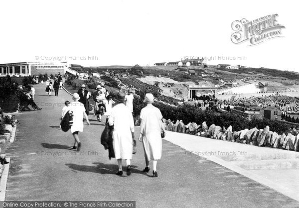 Photo of Barry Island, Public Gardens and Nell's Point c1930