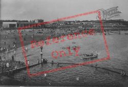 The Beach And Bathing Pool 1925, Barry Island