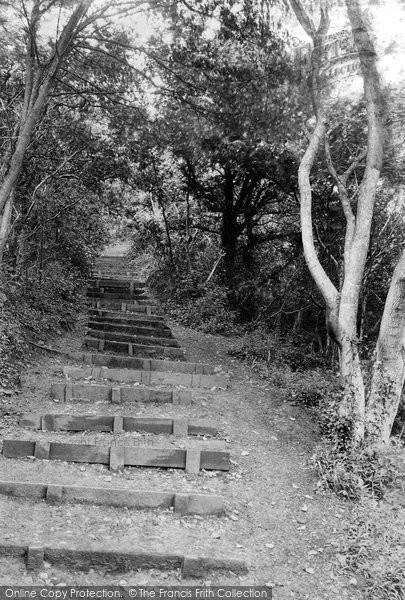 Photo of Barry, Porthkerry Park Golden Stairs 1910