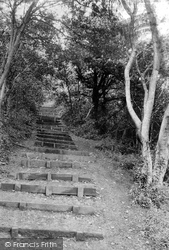 Porthkerry Park Golden Stairs 1910, Barry