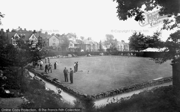 Photo of Barry, Romilly Park, The Bowling Green c.1950