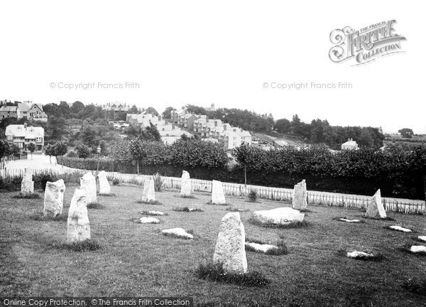 Photo of Barry, The Gorsedd Stones, 1920 Eisteddfod c.1931